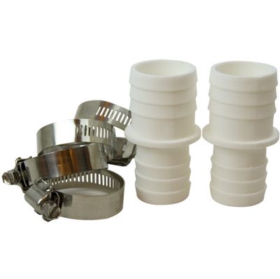 Slangeskjøt KIT for ø32/ø38mm vakuumslange 2 stk m/slangeklemmer