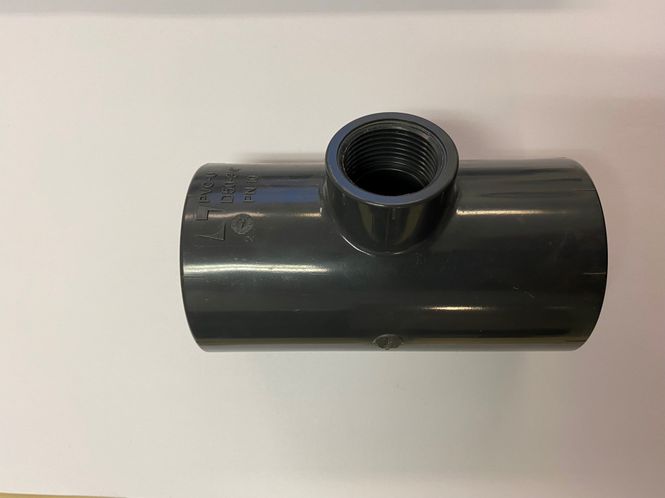 Hovedbilde PVC T-Skjøt Red. Ø50 X ¾