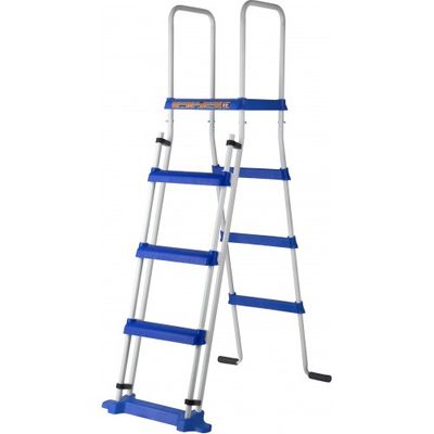 Bassengstige 132 cm Lakkert stål 