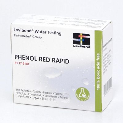 PHENOL RED RAPID Fotometer, pH, 250 stk tabletter  