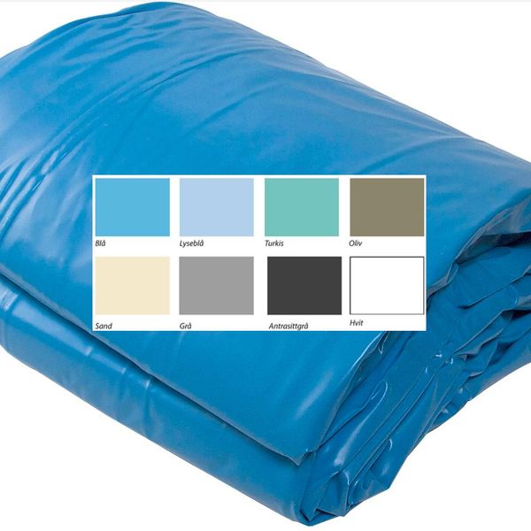 Hovedbilde Liner Oval 9,15 x 4,70 x 1,32 Ensfarget 0,75 mm ...