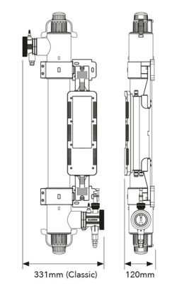 UV 55m3 Elecro Classic HR-UVC vanndesinfeksjon system